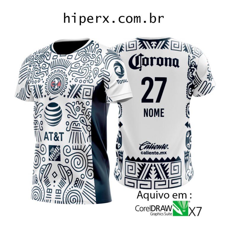 Mockup - Jersey Club América 2021 THIRD - Premium Desing